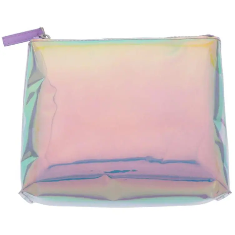 Jane Marie Iridescent Pvc Zipper Bags - 6" X 7.5" 1