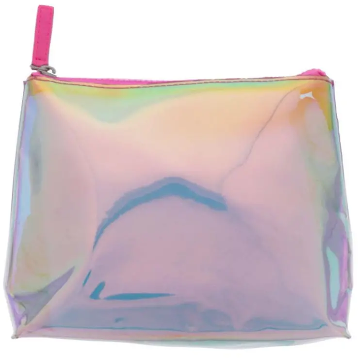 Jane Marie Iridescent Pvc Zipper Bags - 6" X 7.5" 2