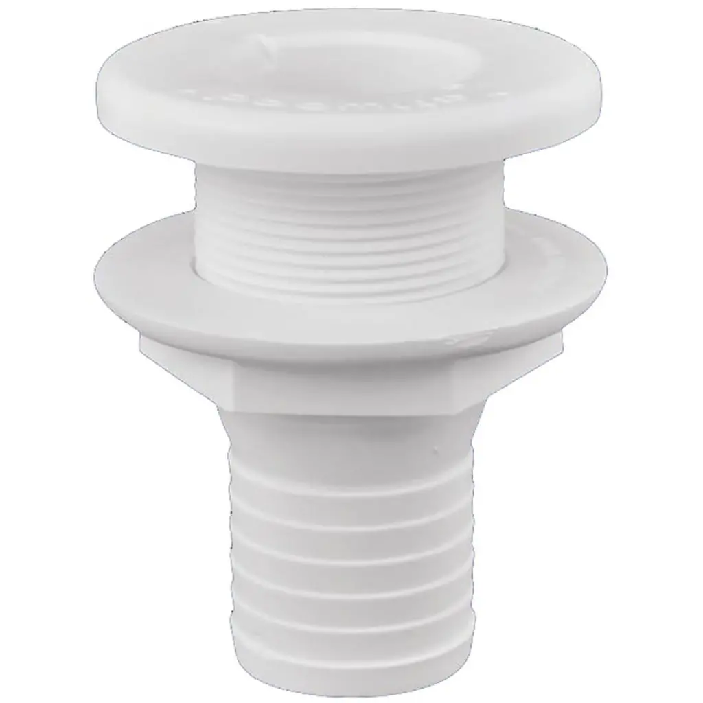 Plastic Thru-Hull - 1/2" Barbed End 1