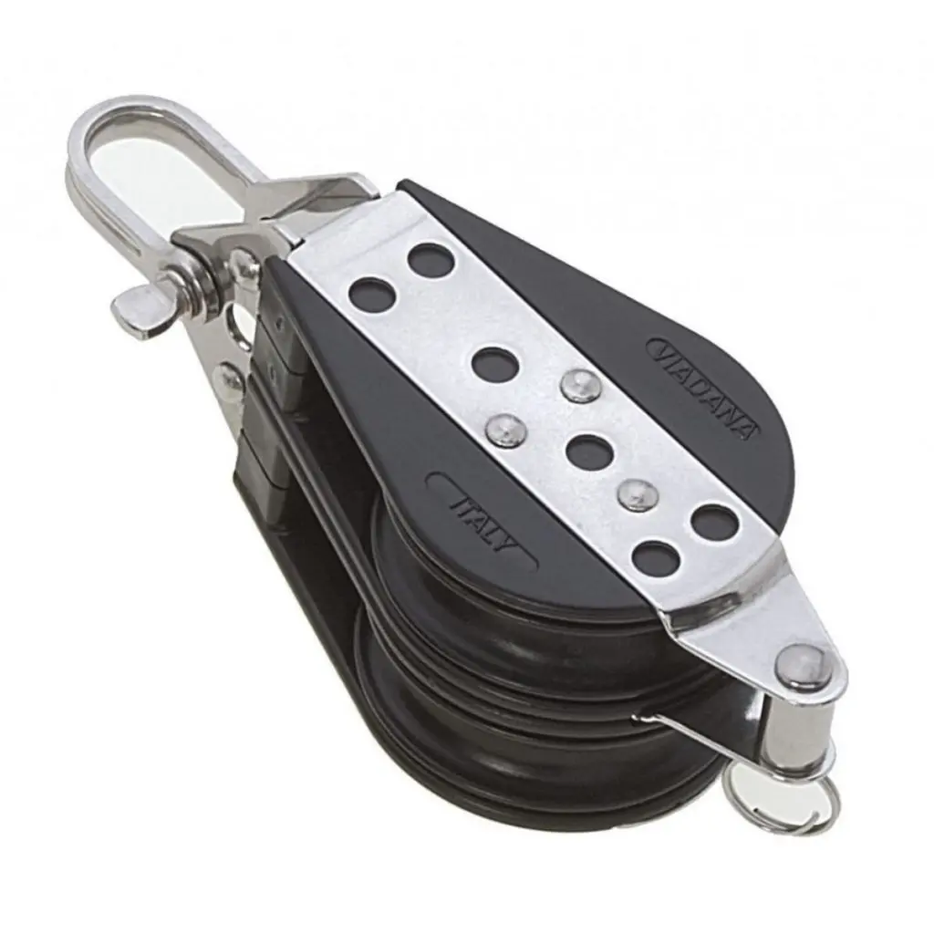 Viadana Double Block W/Becket Bb 7/16" 1