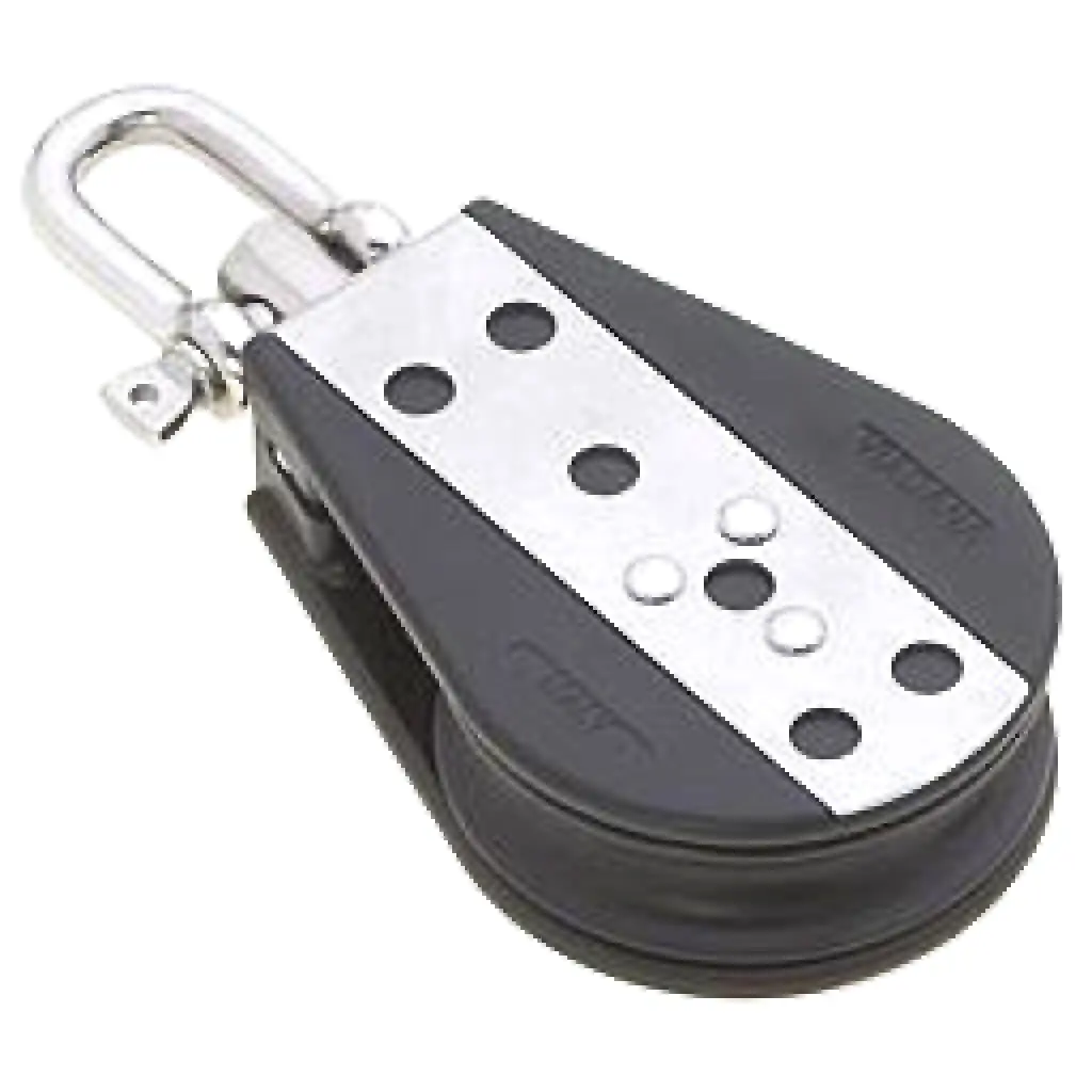 Viadana Single Block W/Swivel Bb 7/16" Line 1