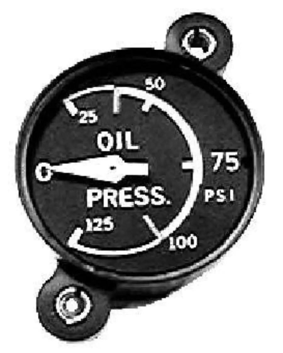 U.M.A. Instruments Oil Pressure Gauge 3-311-30 1