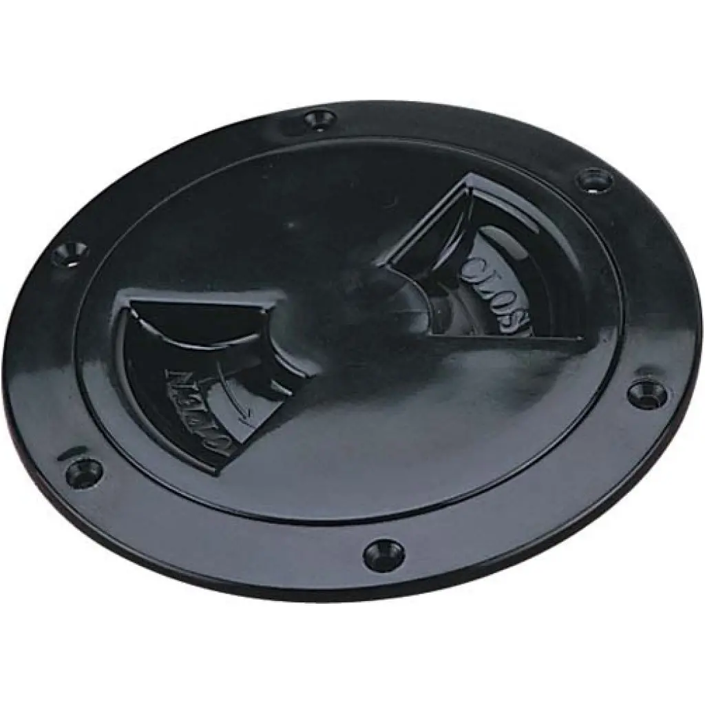 Deck Plate - 4" Black 1