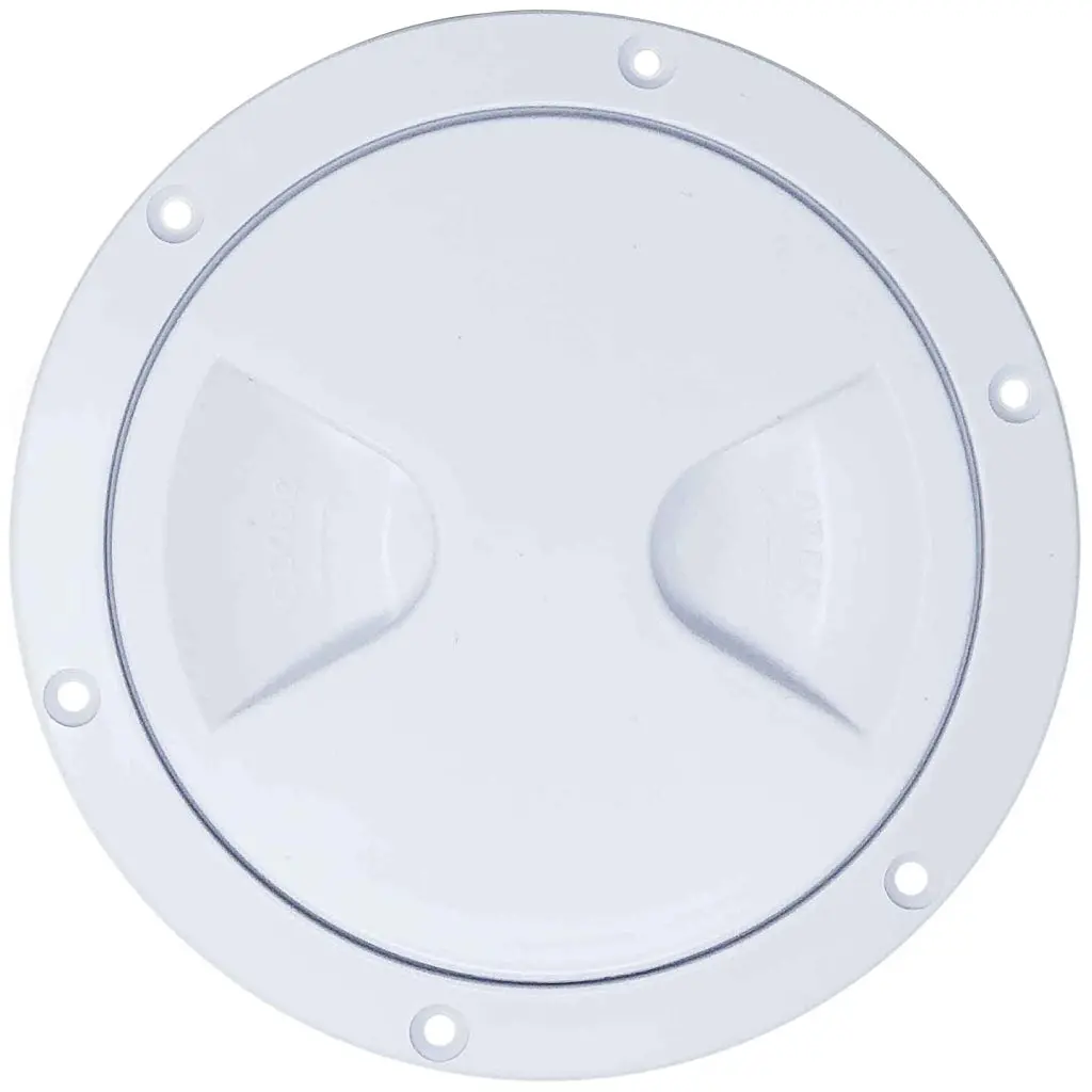 Deck Plate - 6" White 1