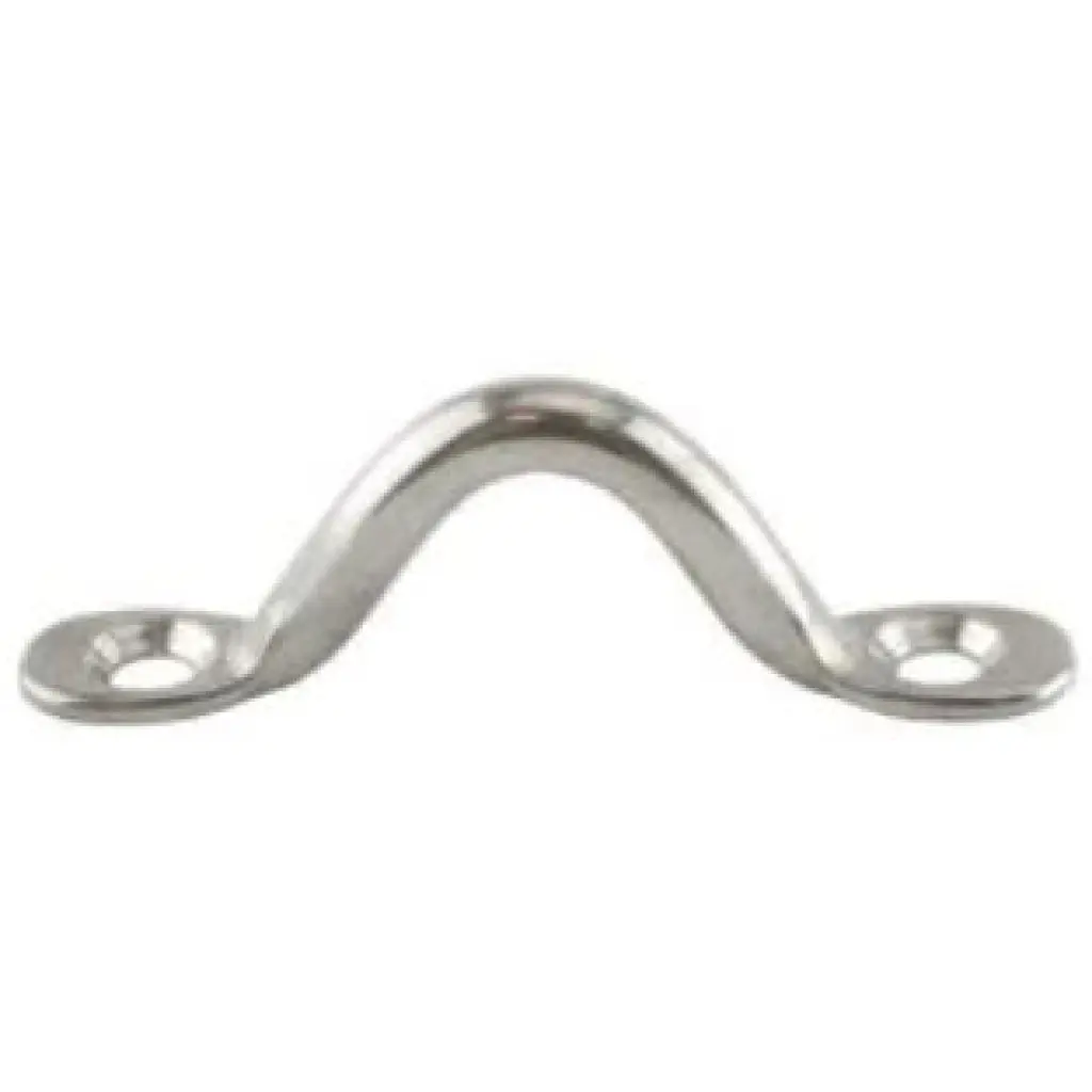 Cast Stainless Steel 3/16" Eye Strap, Pair 1