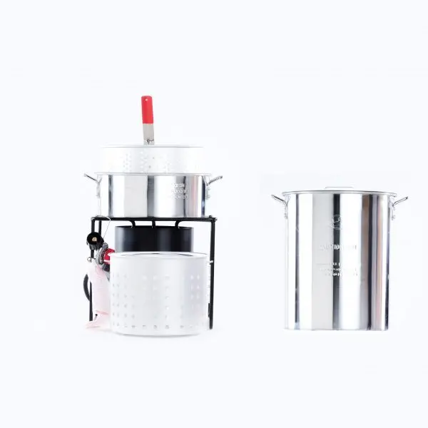 King Kooker Frying/Boiling Package W/2 Aluminum Pots 1