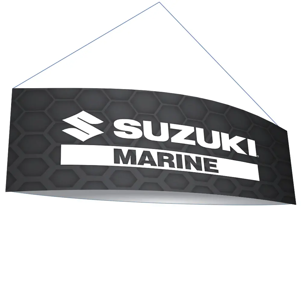 Stealth Suzuki Marine - Overhead 12Ft Football Hanging Banner - Two Sided 1