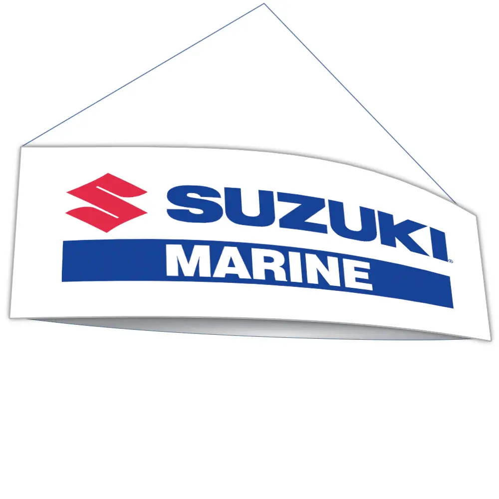 Suzuki Marine- Overhead 12Ft Football Hanging Banner - Two Sided 1