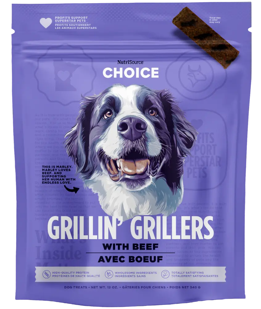 Nutrisource Grillin' Grillers Dog Treats - 12 Oz. & 32 Oz. 1