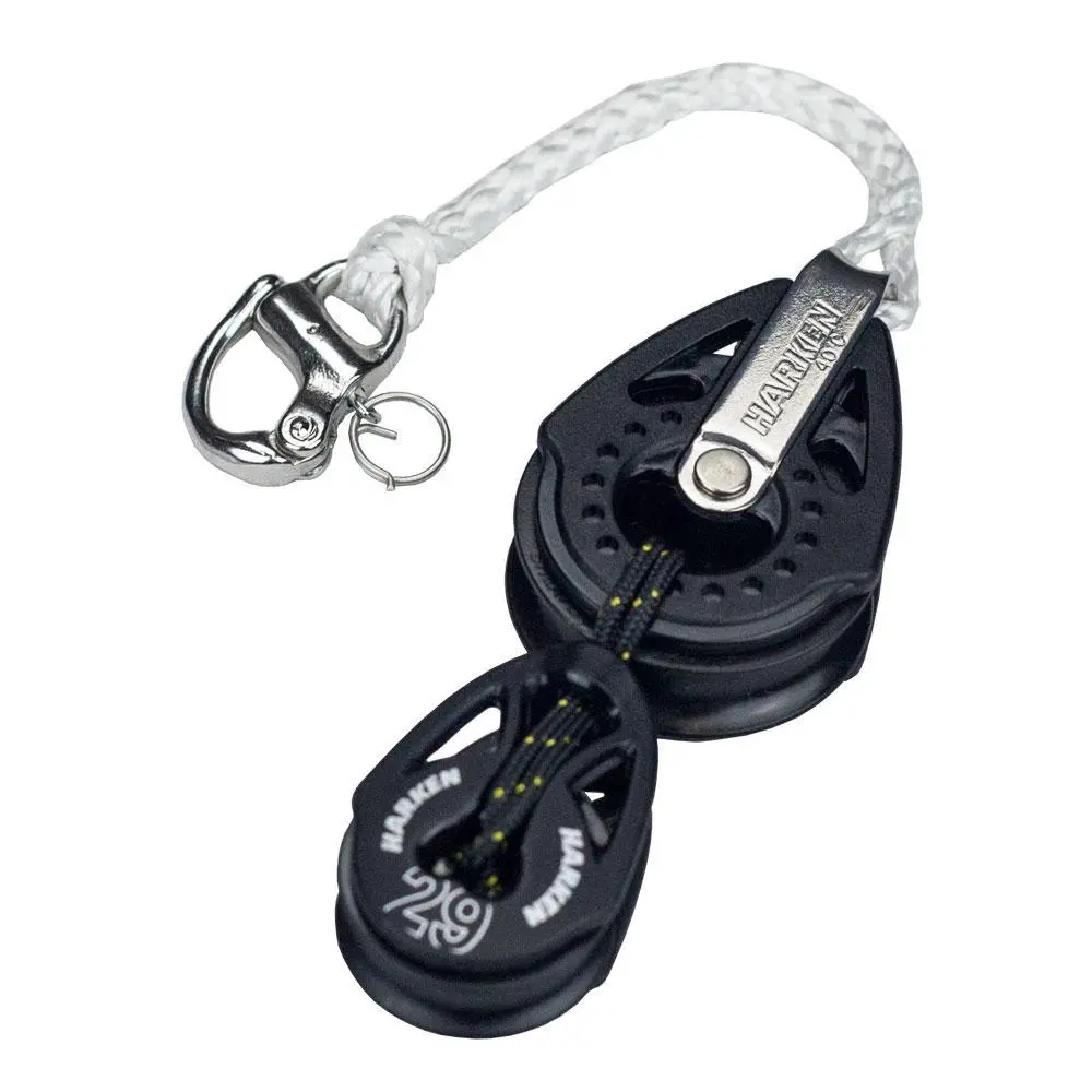 Harken 40-29Mm Optimist 4:1 Mainsheet Link Block W/ Snap Shackle 1