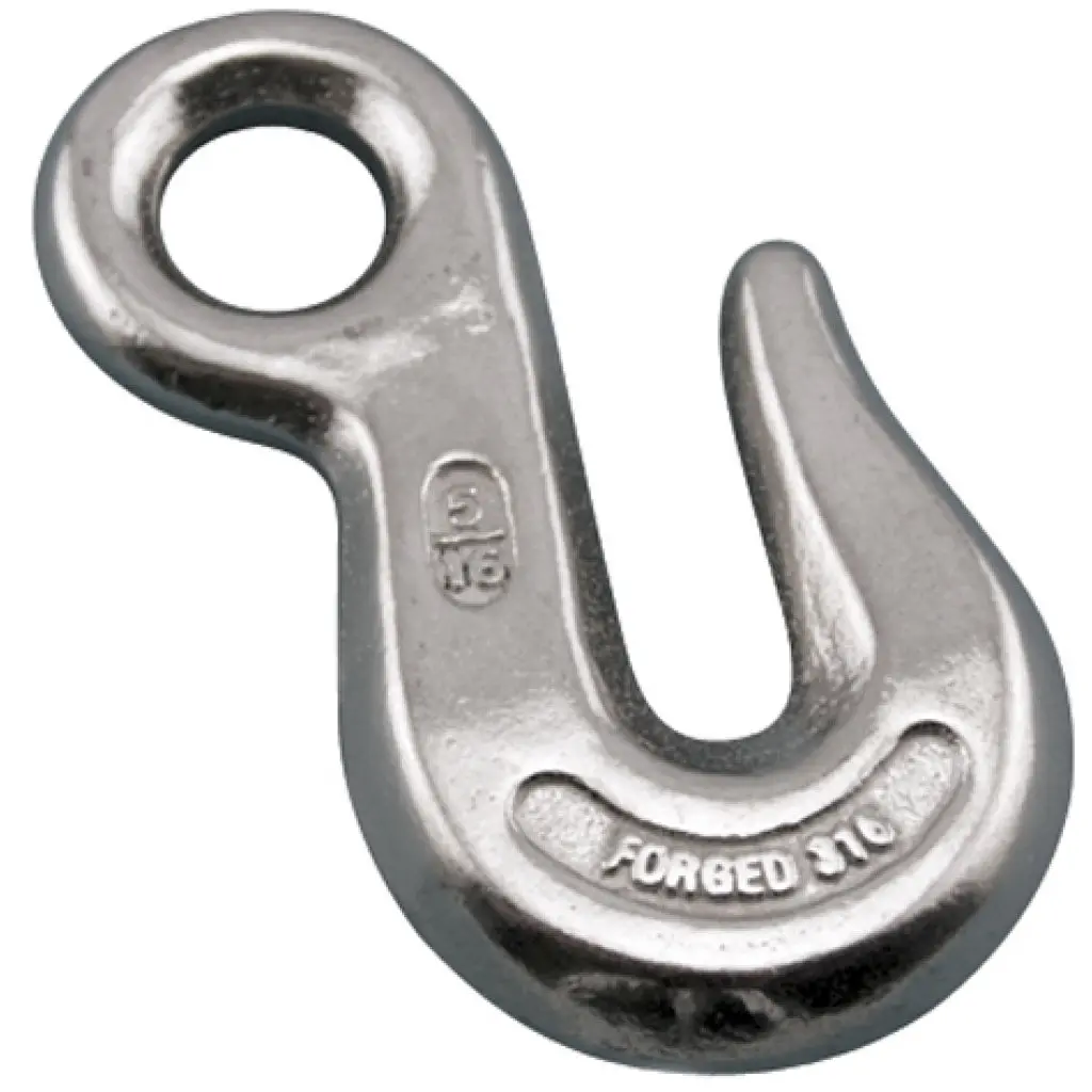 3/8 Ss Chain Hook W/Loop 1
