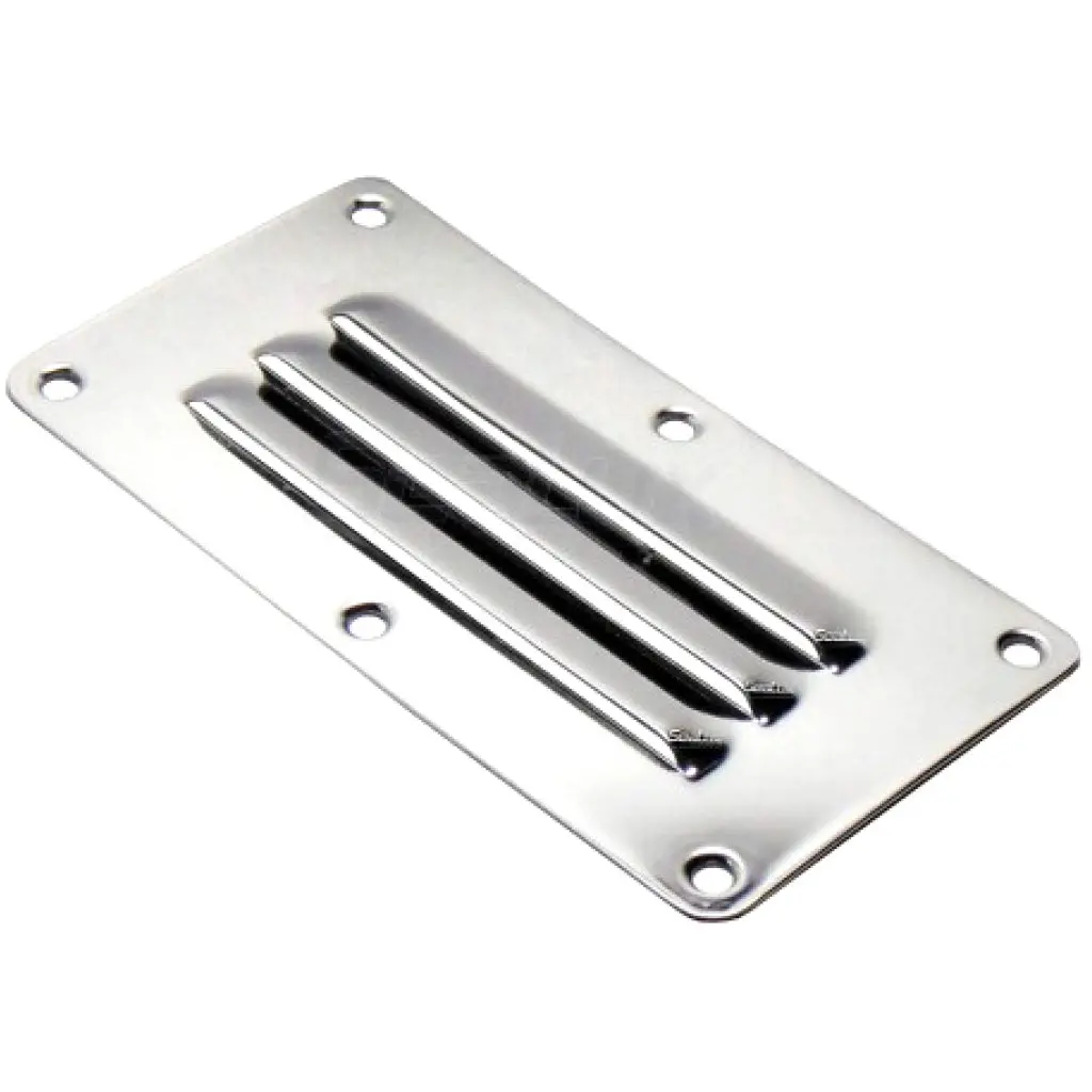 Stainless Steel 5" X 2.5" Louvered Vent 1
