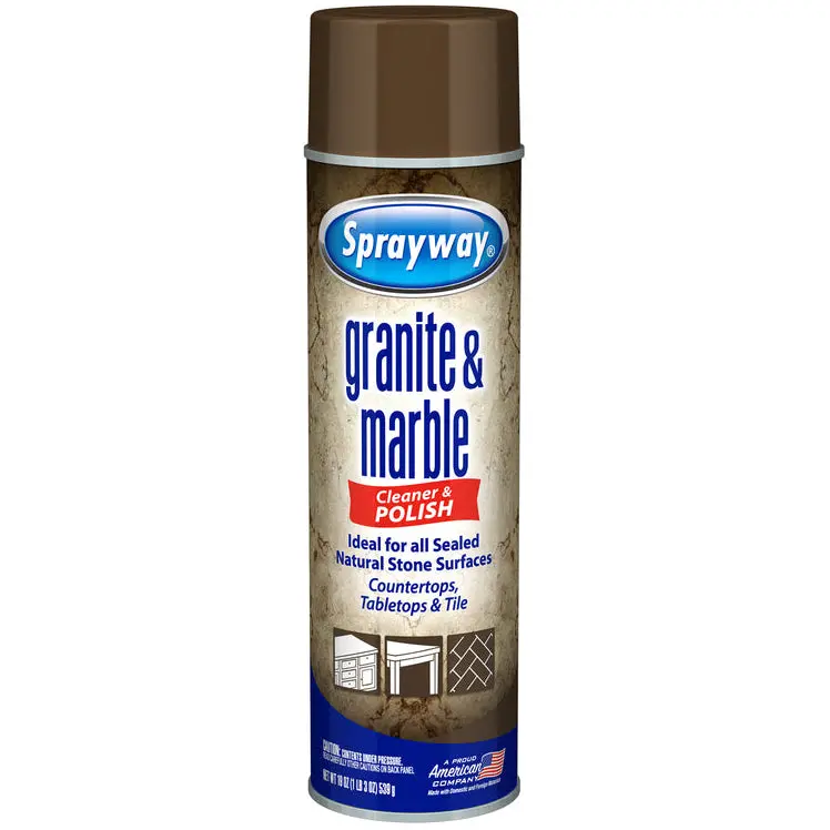 Sprayway Granite & Marble Cleaner / Polish - 19 Oz. 1