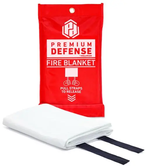 Hillman Premium Defense Fiberglass Fire Blanket - 40" X 40" 1