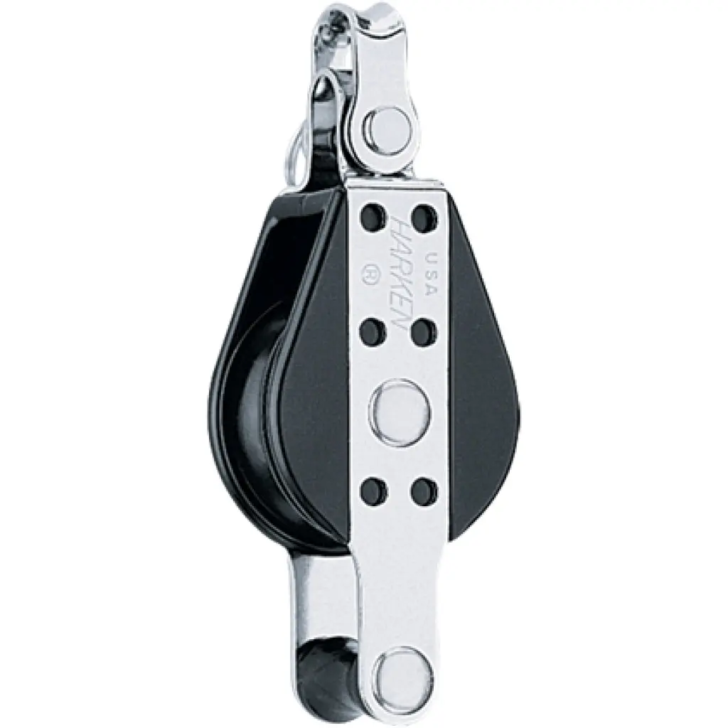 Harken 38Mm Big Bullet Block - Becket, Shackle 1