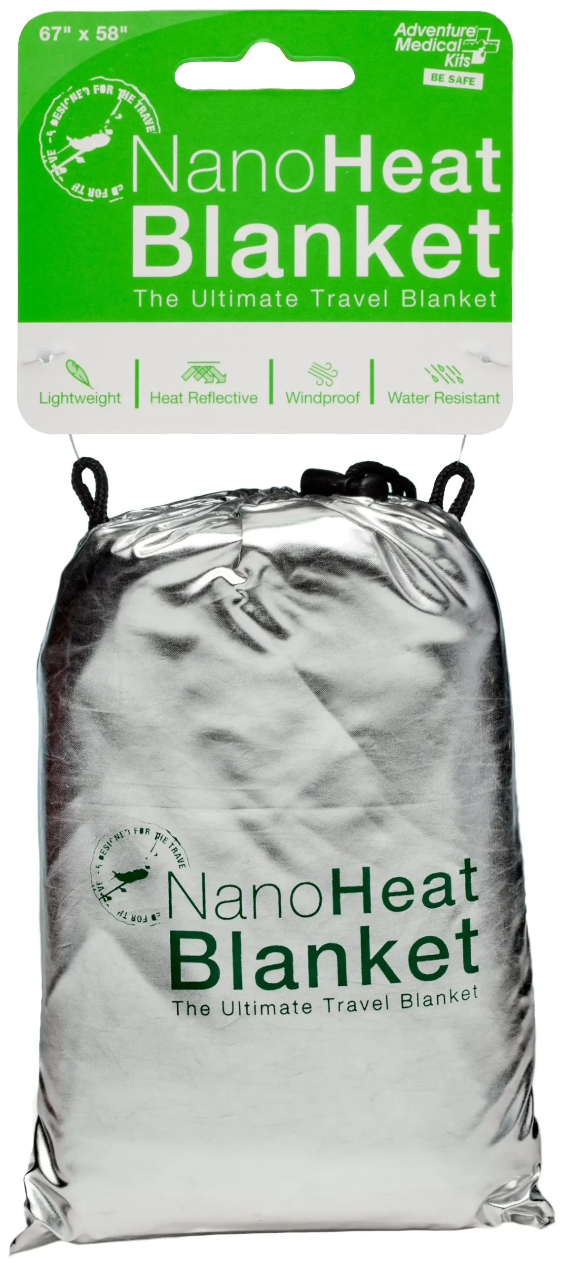 Adventure Medical Kits Survival Gear Nanoheat Blanket Orange 01300340 Model: 0130-0340 1