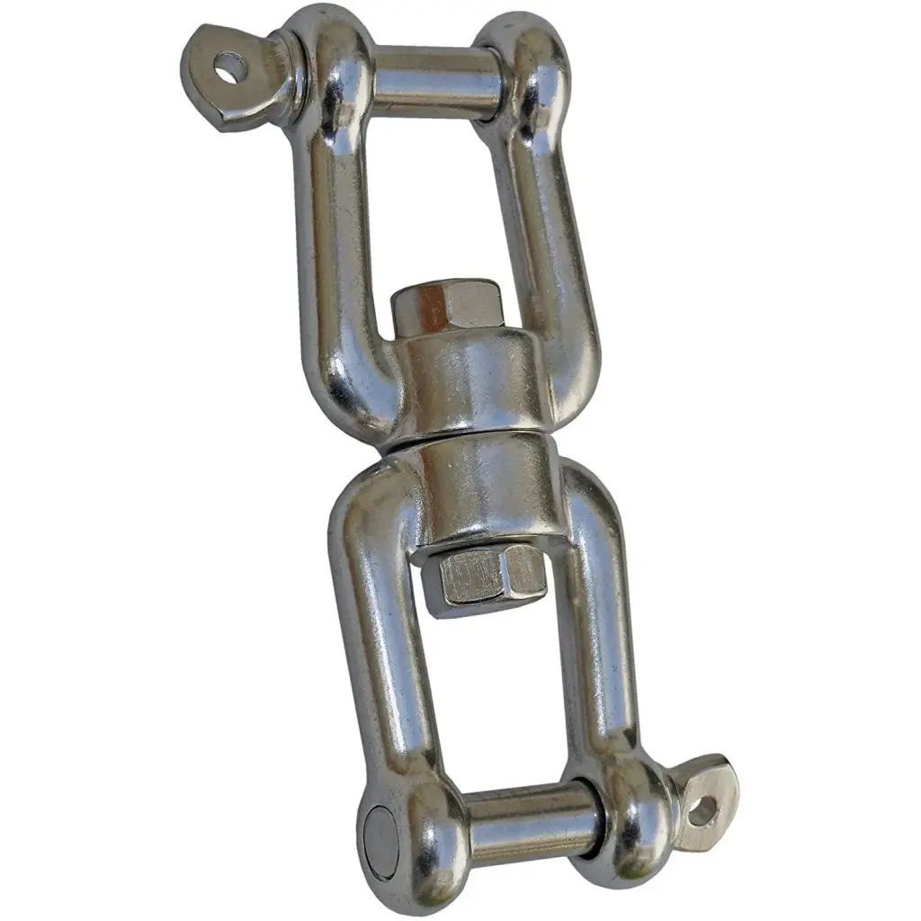 Jaw & Jaw Swivel Shackle - 1/4" 1