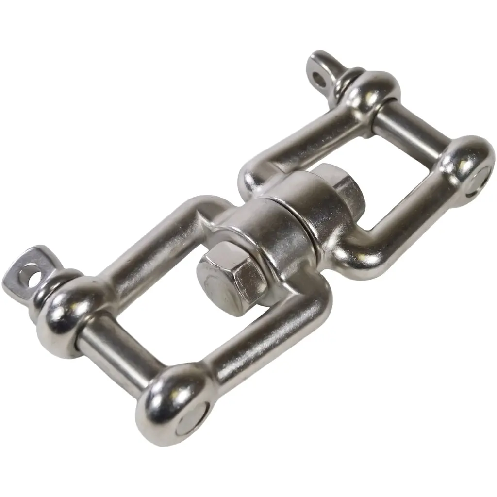 Jaw & Jaw Swivel Shackle - 3/8" 1