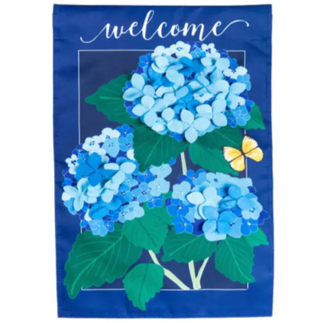 Evergreen "Welcome" Themed House Flags - 28" X 44" 24