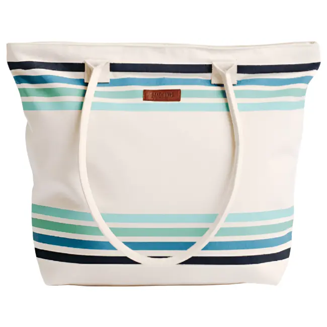 Sand Cloud Cotton Canvas Beach Tote - 16" X 20" 1