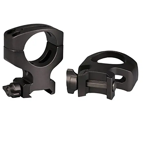 Warne Msr Flat Top Quick Detach 2 Piece Ringsultra High 30Mm Diameter Black Zzz 1