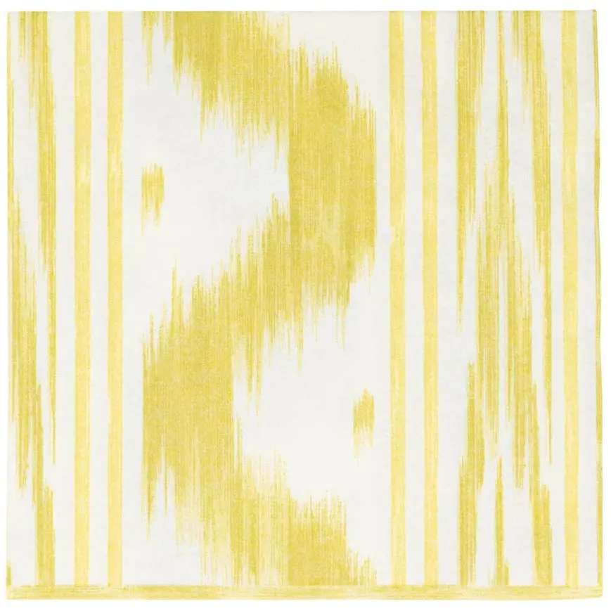 Caspari Toile De Dantes Paper Napkins (Yellow) 1