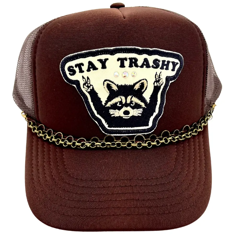 Billie Jane's Funny Embroidered Patch Mesh-Back Trucker Hats 7