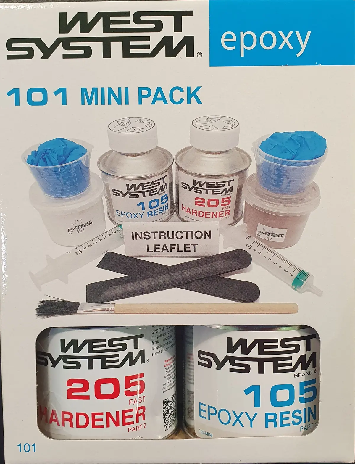 West System 101 Mini Pack 300G Complete Epoxy Repair Kit 1