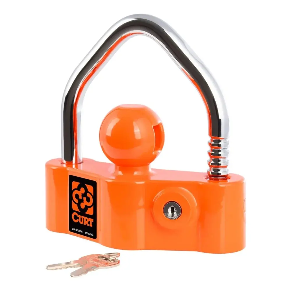 Curt Universal Heavy-Duty Trailer Coupler Lock 1