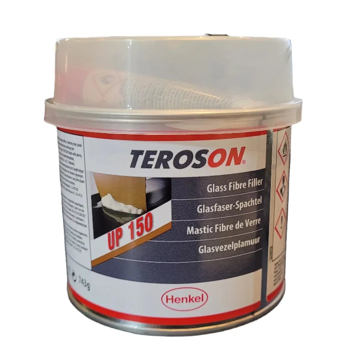 Teroson / Plastic Padding  Glassfibre Filler 743Gm Tin 1