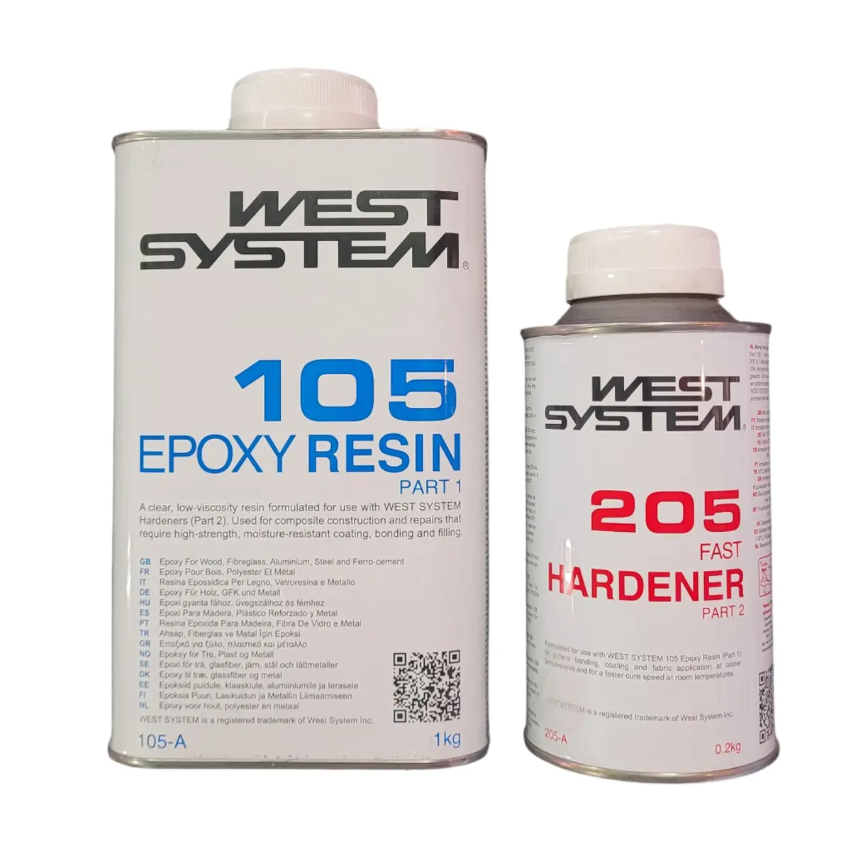 West System Epoxy A-Pack 1Kg Repair Kit 1