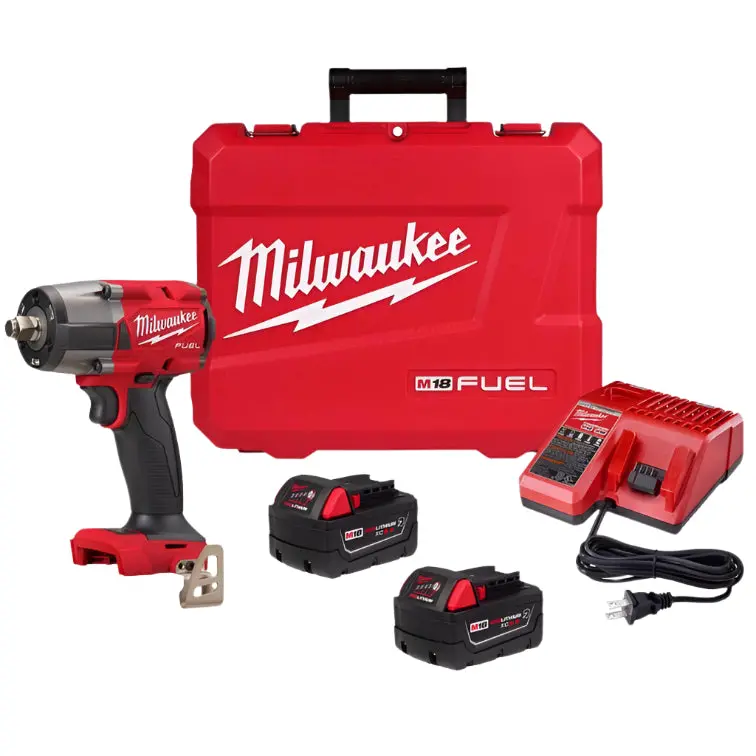 Milwaukee M18 Fuel 1/2" Battery Mid-Torque Impact Wrench (W/ Battery & Charger) 1