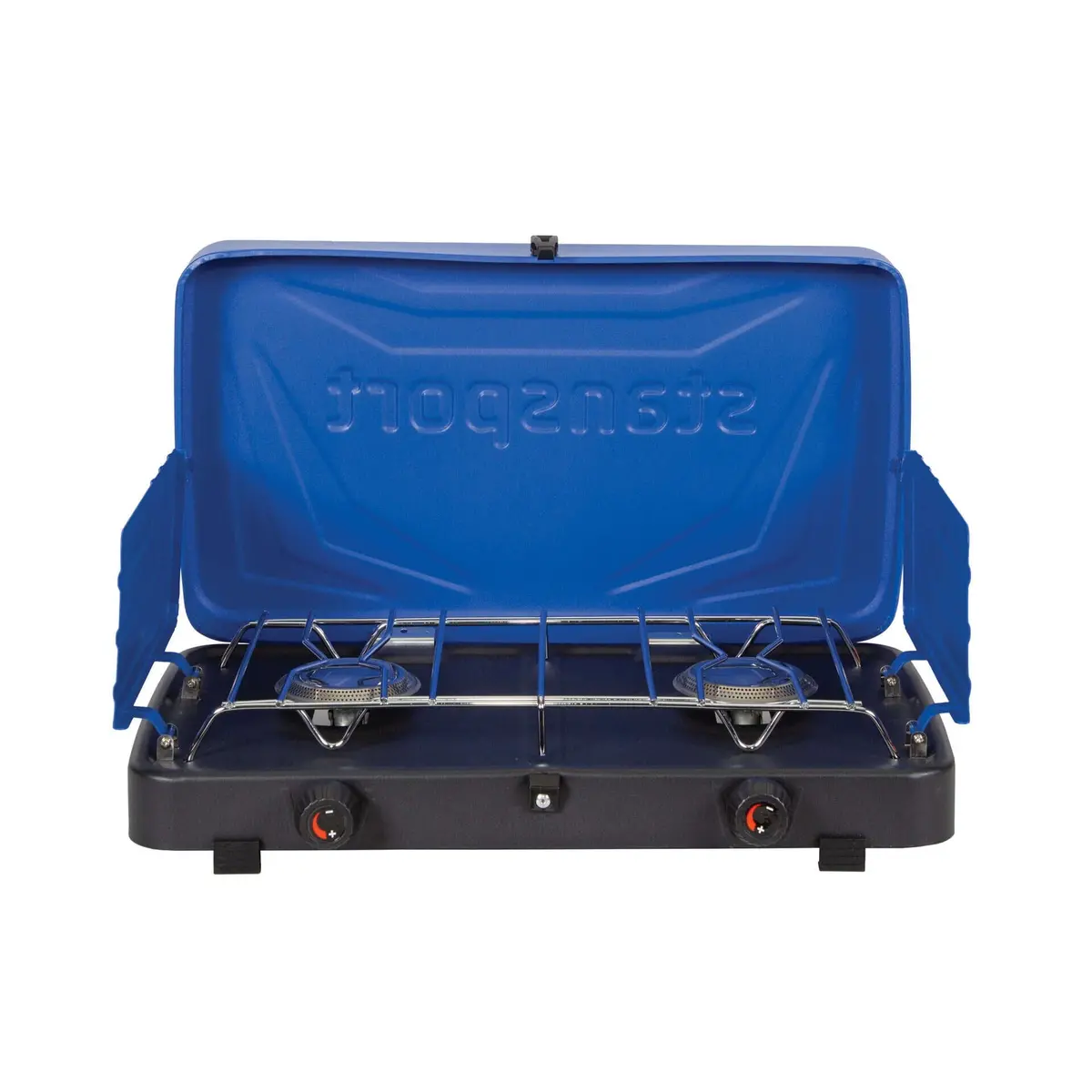 Stansport 2-Burner Regulated Propane Stove - 20,000 Btus 1