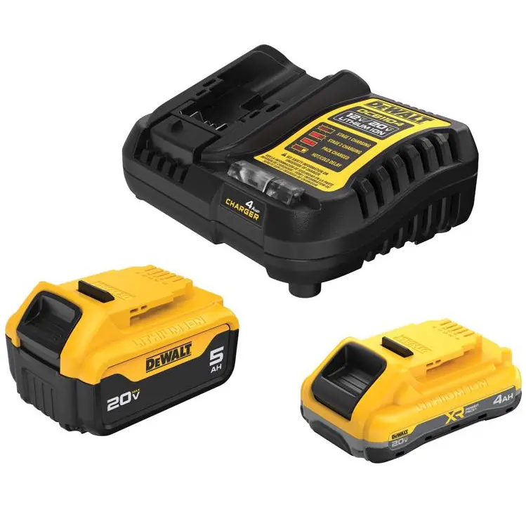 Dewalt 20V Max Lithium-Ion Batteries & Charger Kit - 3 Pc. 1