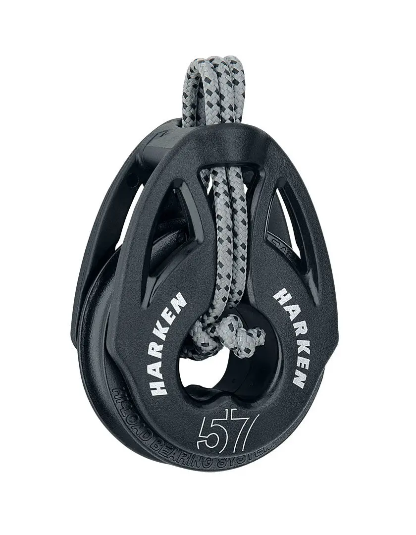 Harken 57Mm Carbo T2 Single Soft Attach Block 2152 1