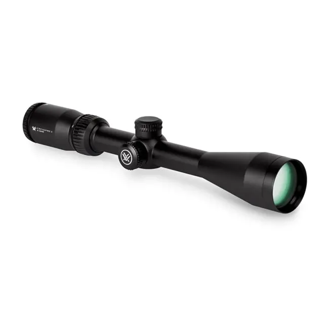 Vortex Crossfire Ii 4-12X44 Spotting Scope (Dead-Hold Bdc Moa Reticle) With 1-Inch Scope Rings And Hat In Black Zzz 1