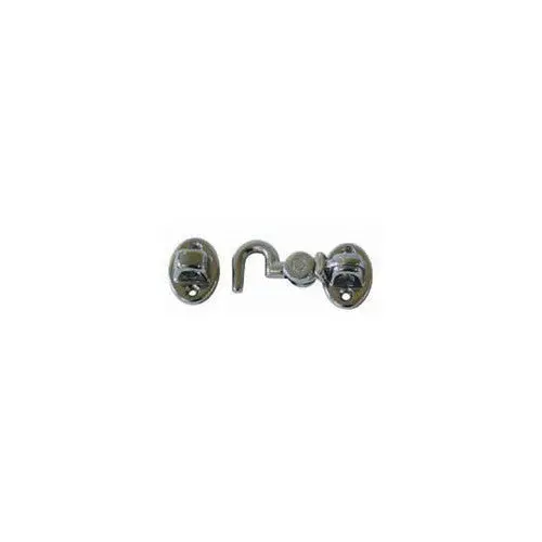 Silent Chrome Cabin Hook 4" 1