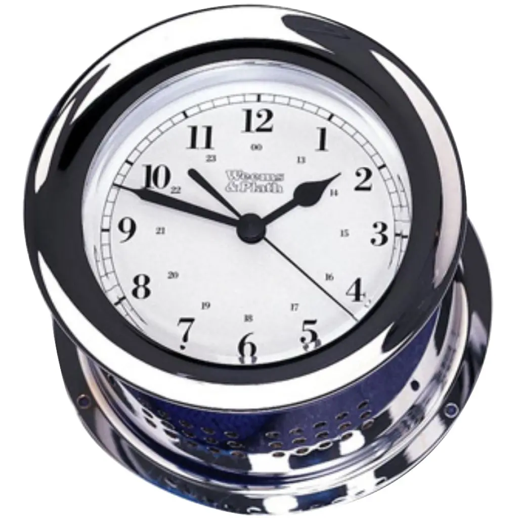 Weems And Plath Chrome Atlantis Quartz Clock 1