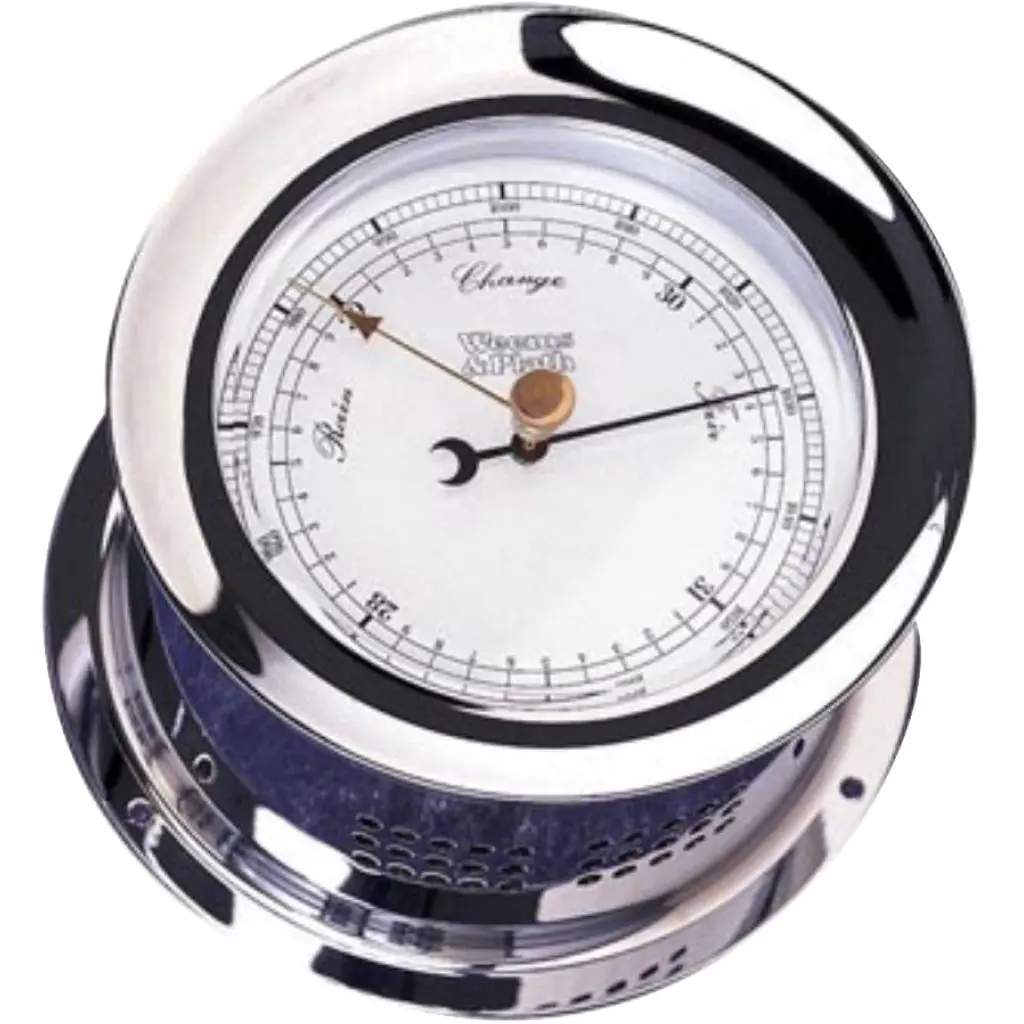Weems And Plath Chrome Plated Atlantis Barometer 1
