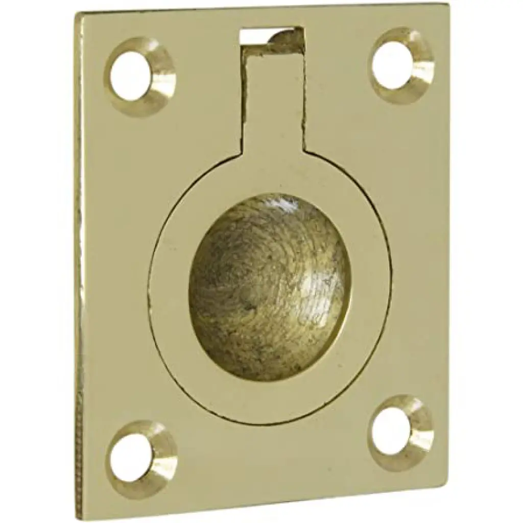 1-1/2 Brass Pull Ring 1