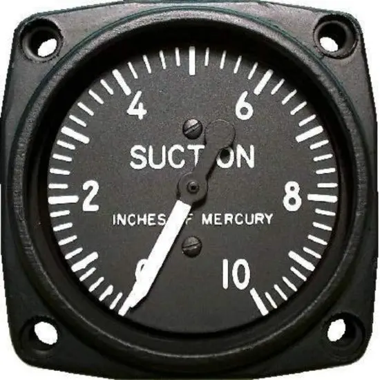U.M.A. Instruments Suction Gauge 3-102-12 1