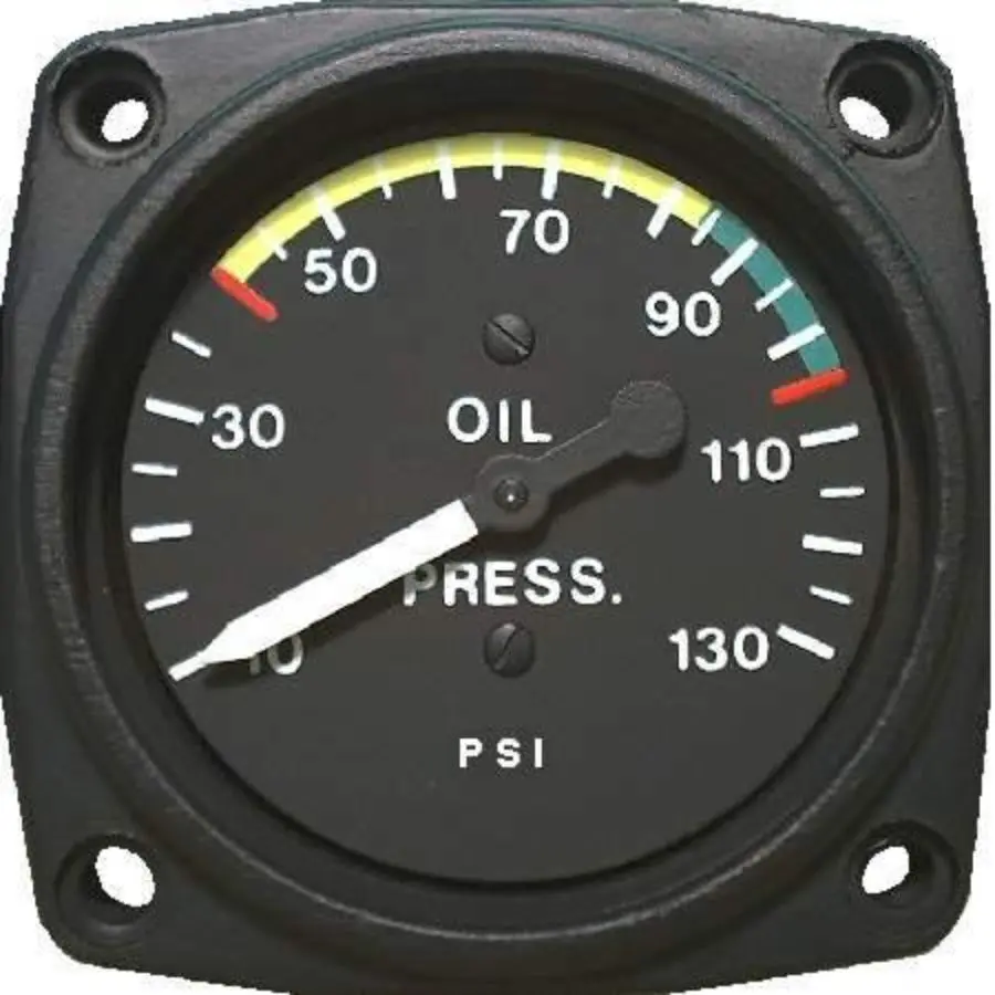 U.M.A. Instruments Oil Pressure Gauge 3-331-12 1