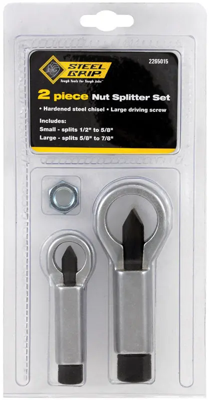 Steel Grip Hex Nut Splitter Set - 2 Pc. 1
