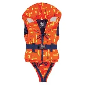 100N Iso Freedom Foam Lifejacket 5-10Kg - Fish Print 1