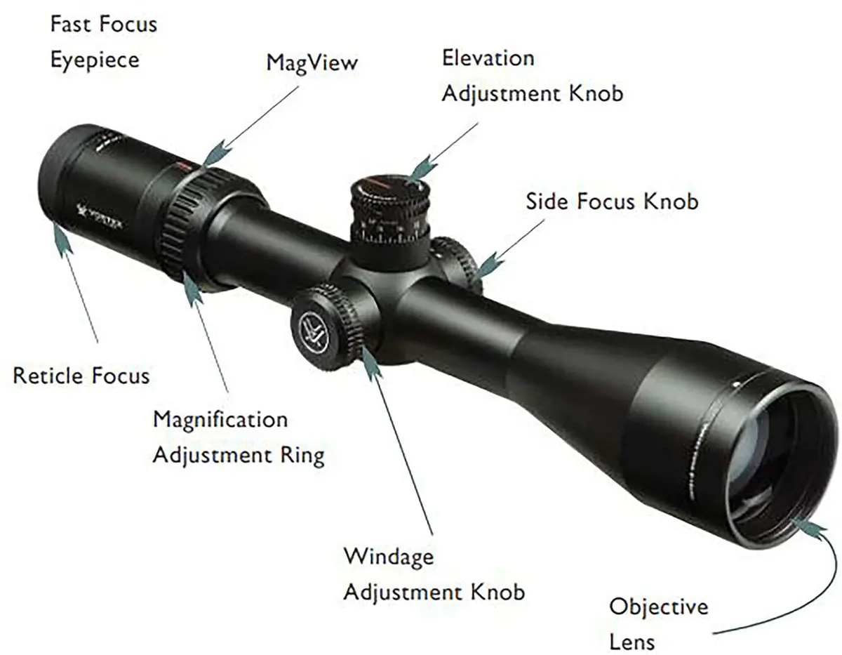 Vortex Optics Viper Hs Ffp Lr Riflescope 6-24X50 Xlr (Moa) Vhs-4315-Lr Zzz 1
