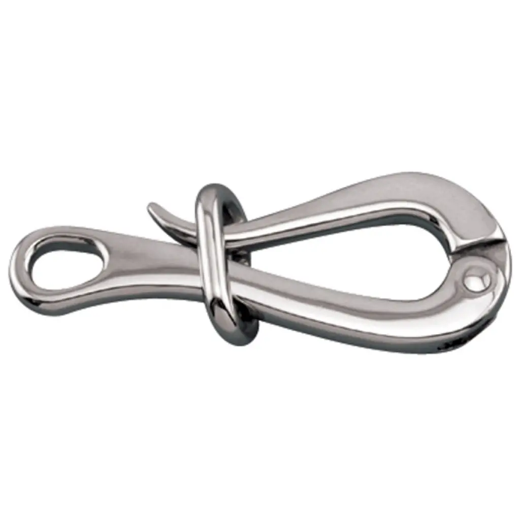 Stainless Steel Pelican Hook - With Loop 1