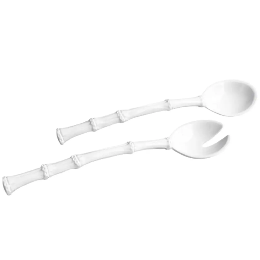 Beatriz Ball Vida Faux Bamboo Melamine Salad Servers - 2 Pc. 1