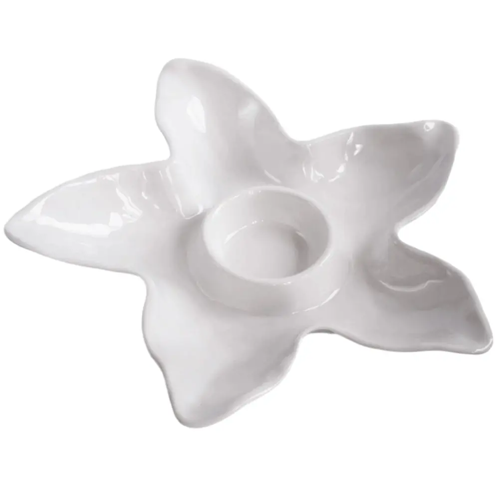 Beatriz Ball Vida Ocean Melamine Chip & Dip Starfish Bowl - 16" 1