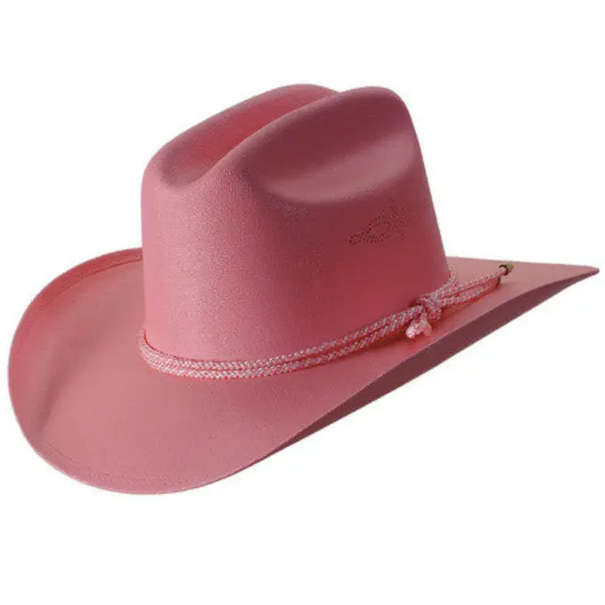 Turner Ladies Pink Canvas Cowboy Hat 1