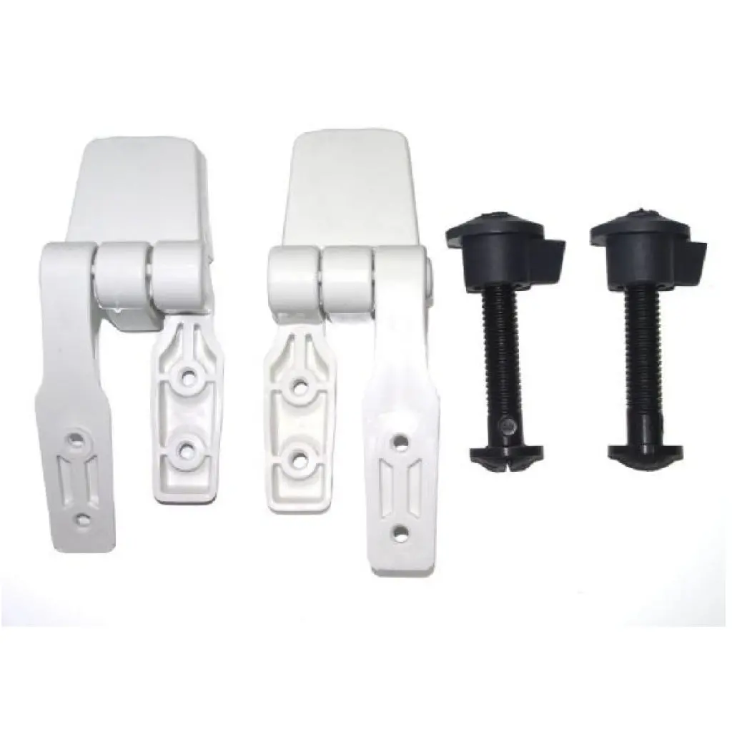Jabsco Compact Wood Toilet Hinge Set 1